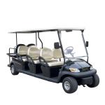 48V 8 Seats Battery Powered Electric Golf Sightseeing Shuttle Bus With Curtise