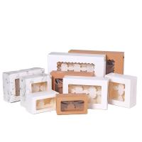 Buy cheap 4x4 Kraft Paper Single Mini Pastry Cake Box For Wedding Christmas Baking product