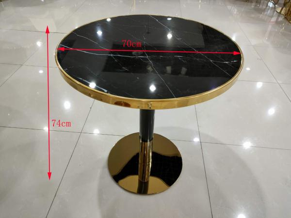 Buy cheap 74cm Wrought Iron Coffee Table With Glass Top from wholesalers