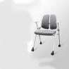Buy cheap Adjustable Fixed Handrail Double Back Folding Conference Chair for Corporate Events from wholesalers
