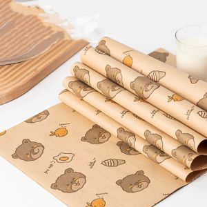 Buy cheap Embossing Recycled Greaseproof Food Wrap Paper Customized product