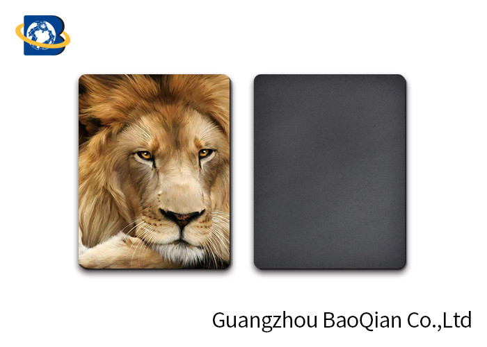 Stunning Lion 3D Image Lenticular Magnet Sticker 0.45mm Thickness For Decoration