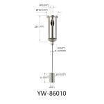Self Locking Lighting Suspension Kits Up And Down Adjustable YW86010
