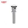Buy cheap Sanitary Ware Bathroom Drainer Waste Basin Sink Drain Brass Pop Up Drain Body With Stainless Steel Tailpipe from wholesalers