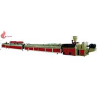 Buy cheap 55KW 280kg / h PVC wood plastic composite decking Extrusion Machine product
