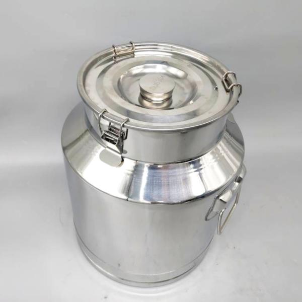 Buy cheap 60L Food Grade Olive Oil Stainless Steel Drums Sealed Pails Barrels With Tap from wholesalers