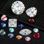Lab Grown Loose Moissanite Diamond VVS Certificate 7-Carat Bright Custom
