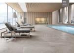 Grey Matte Tile Non Slip Ceramic Tiles / Floor Porcelain Tile For Bathroom Or