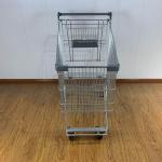 240L Australian Style General Purpose Supermarket Trolley With Grey Plastic