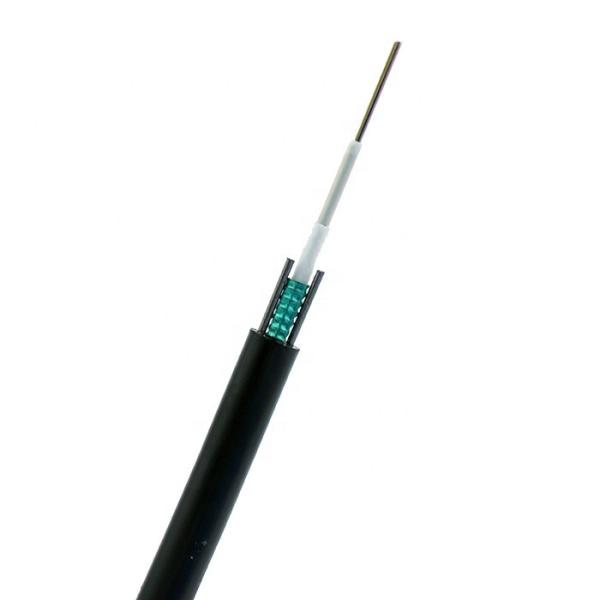GYXTW Uni Tube Armored Underground Fiber Optic Cable G652D OM1 OM2 OM3 Black
