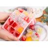 Buy cheap Food Grade Silicone Rubber Ice Cube Trays With Silicone Cover Easy Release from wholesalers