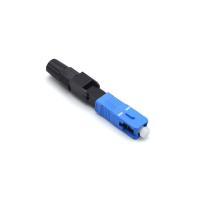 Buy cheap CATV Pre - Polished Fiber Connectors , Blue Field Installable Fiber Optic product
