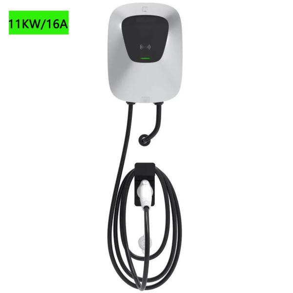 Buy cheap Highfly CE 11kW 16A EV Charger Single Phase AC EV Charger Home Ac Charging Pile Wall-Mounted EV Charging Station from wholesalers