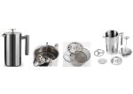 Eco Friendly Coffee & Tea French Press Pot Sets Stainless Steel Teapot 1000ml