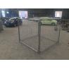 Buy cheap DIY Metal Garbage Cage 14&84 Microns Hdg Cage Panels 1.5mx1.8mx1.8m from wholesalers