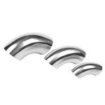 Sanitary Stainless Steel 304 316 Connector Equal Elbow Bend Pipe Fittings DIN 3A