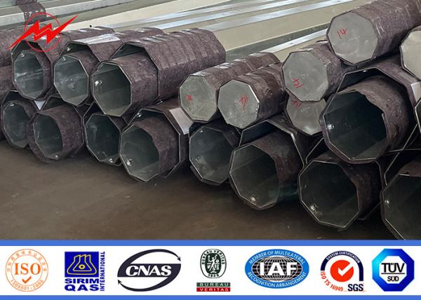 Buy cheap Nea Standard Electric Steel Pole Hot Dip Galvanized For 550kv Transmission from wholesalers