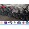 Buy cheap Hot Dip Galvanized Electrical Transmission Pole For Strong Wind Resistance And Durability from wholesalers