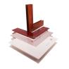 Buy cheap AA10 Extruded Aluminum Sliding Door Frame Wood Grain Color from wholesalers