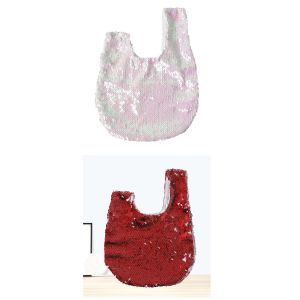 Buy cheap DIY LOGO Custom Sparkle Sublimation Sequin Tote Bag Cosmetic from wholesalers