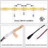 Buy cheap 100lm/w High Brightness IP20 8mm 480Leds COB Led Strip Light for Kitchen Living Room from wholesalers