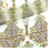 Buy cheap Special Wedding Lace Fabrics Material Water Soluble Handwork 135cm Width from wholesalers