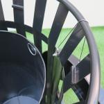 914mm High Waterproof 38 Gallon Trash Can With Cover