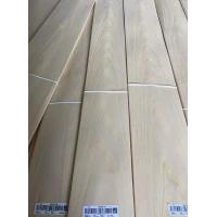 Buy cheap MDF White Ash Wood Veneer Flat Cut 120cm Length Apply To Flooring product
