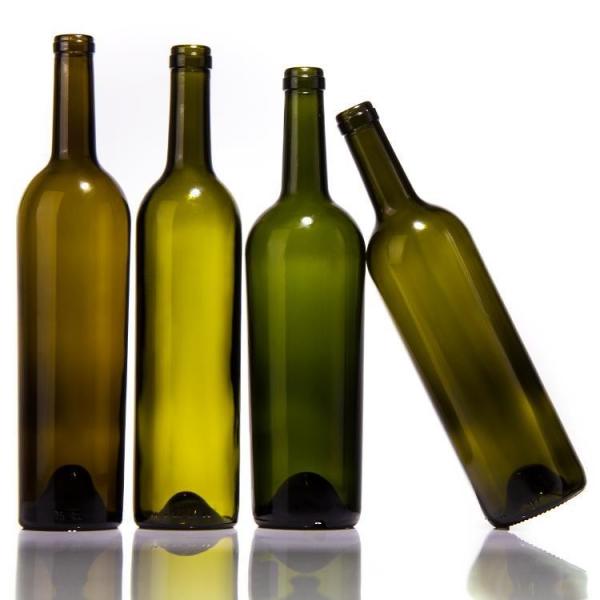 Buy cheap 410 Gram Antique Green Wine Glass Bottle for 75CL Wine Bottles Customize Sealing Type from wholesalers