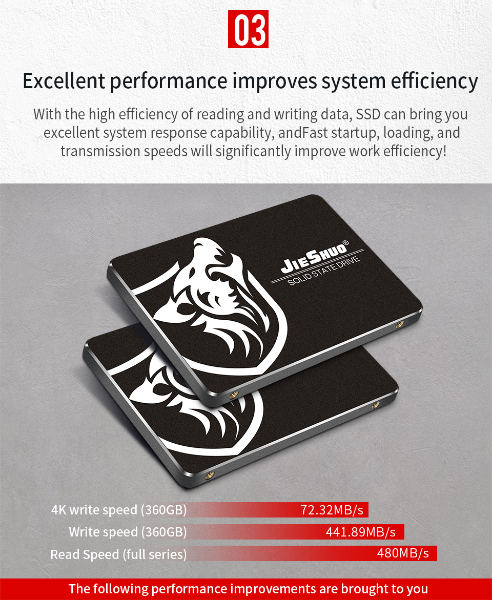 Desktop 360GB Solid State Internal Hard Drive Sata 3.0 Interface Type