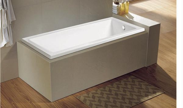 Buy cheap cUPC 60 inch drop in acrylic simple bathtub North-America market tub from wholesalers