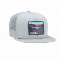Buy cheap Custom Embroidered Flat Bill Snapback Hats , Nylon Mesh  Snapback Hats product