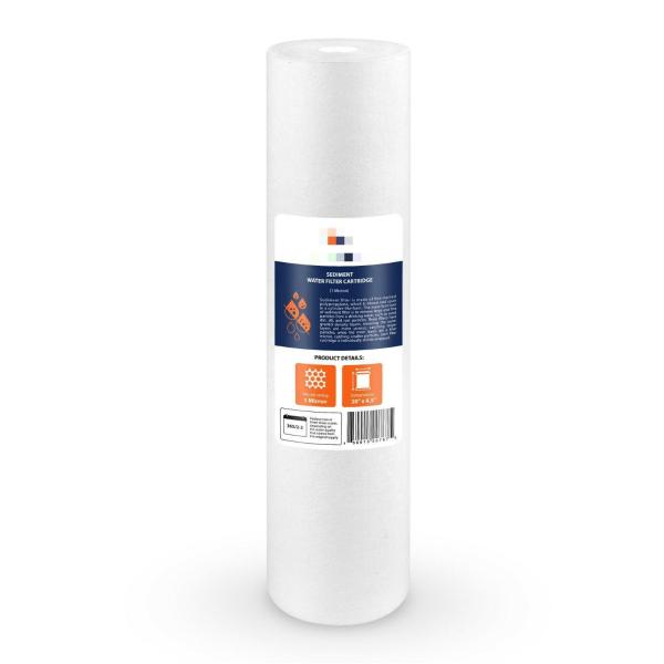 Buy cheap 10*10*30cm Big Blue 1 Micron 20" x 4.5" Sediment Water Filter Cartridge with PP from wholesalers