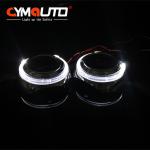 12V Bi Headlight LED Shrouds Car Projector Lens Shroud 3.0 Inch