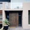Buy cheap Exterior Solid Wood Doors Customized Size Single Door Slab Contemporary Modern Style from wholesalers
