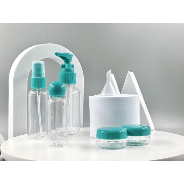 30ml 50ml 80ml PET Plastic Bottle with Pump Sprayer or Screw Cap and 10ml Cream Jar