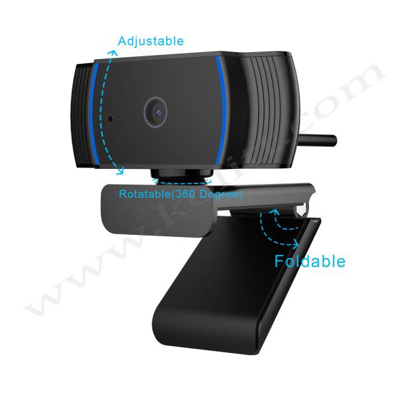 Buy cheap 90° View 1080P Gaming Webcam Autofocus Full HD With Windows / Mac from wholesalers