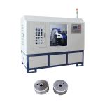 Double Disc 2 Grinding Heads Rotary Buffing Machine For Metal Stainless Steel