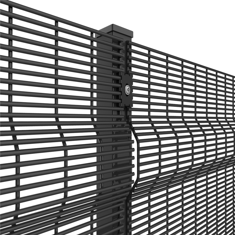 1.8*2.4m High Security Anti-climb 358 Fence Powder Coated Clear Vu Fence