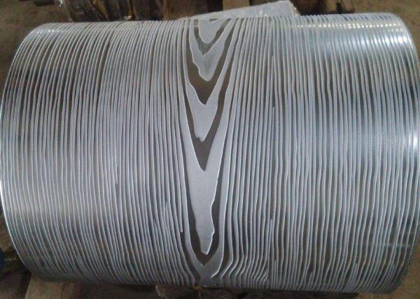 Buy cheap Heavy Duty Steel Embossing Rollers / Paper Metal Leather Embossing Roller from wholesalers