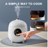 Buy cheap Mini Rice Cooker 2.5 Cups Uncooked, Healthy Ceramic Coating Portable Rice Cooker, 1.2L Travel Rice Cooker Small from wholesalers