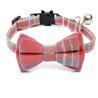 Buy cheap Dog Pure Cotton Plaid 28X1cm Pet Bow Tie from wholesalers