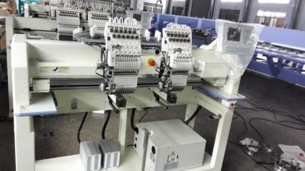 Buy cheap 9 / 12 / 15 Needle Cap Embroidery Machine , Cloth Embroidery Machine With Servo Motor from wholesalers