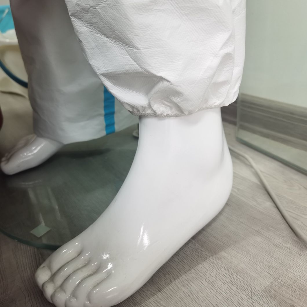 Anti-Spalsh CE Type4/5/6 Disposable Protective Clothing with High Quality