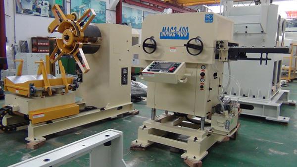 Buy cheap NC Decoiler Straightener Feeder Automation Equipment Metal Roll Stamping Finished Product from wholesalers