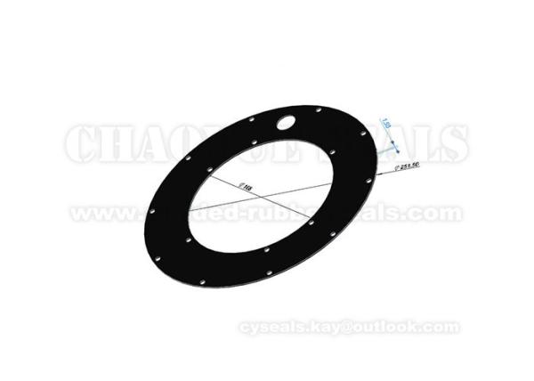 Buy cheap 1.5 Mm DOT 4 Brake Round Rubber Gasket Oil Resistance Black EPDM Gasket from wholesalers