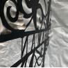 Buy cheap 3mm Decorative Laser Cutting Iron Fence Panels Powder Coating Black IGCC from wholesalers