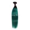 Buy cheap Dark Roots Green Ombre Human Hair Extensions / Brazilian Hair Weave from wholesalers
