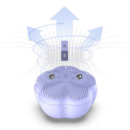 Buy cheap IPX7 Waterproof Silicone Face Cleansing Brush Electric 500mA from wholesalers