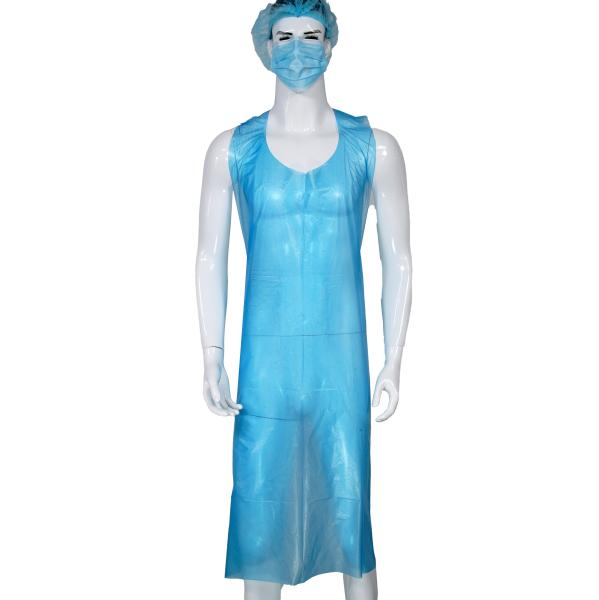 Buy cheap OEM Oil Prevention Single Use Sleeveless PE Apron 28''x42'' 28''x46'' from wholesalers